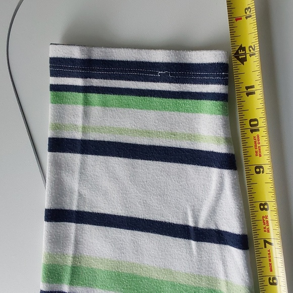 Alfred Dunner XL stripe crewneck pullover 3/4 sleeve straight hem w side split - Picture 4 of 9